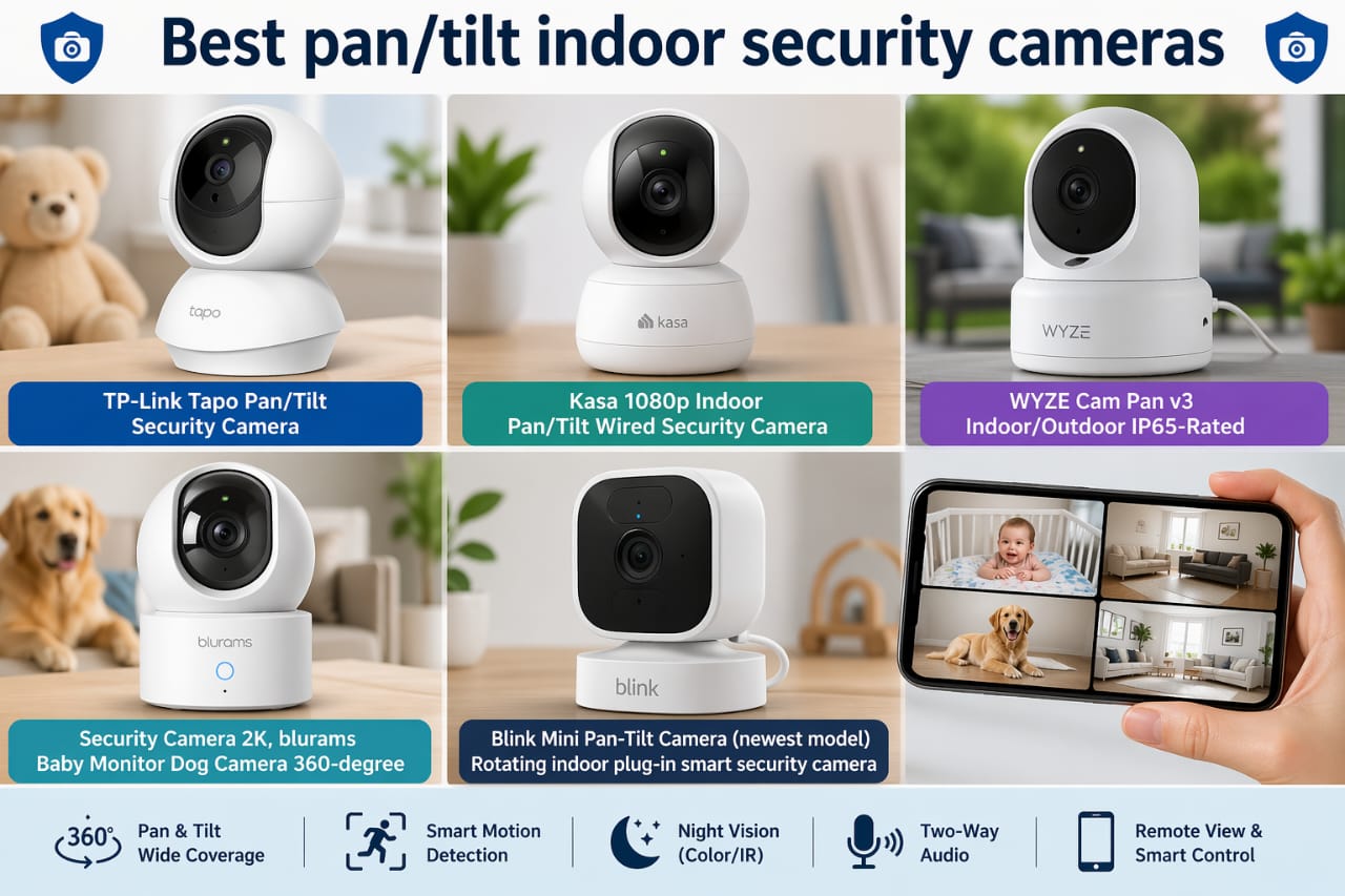 Read more about the article Best Pan/Tilt Indoor Security Cameras in 2026